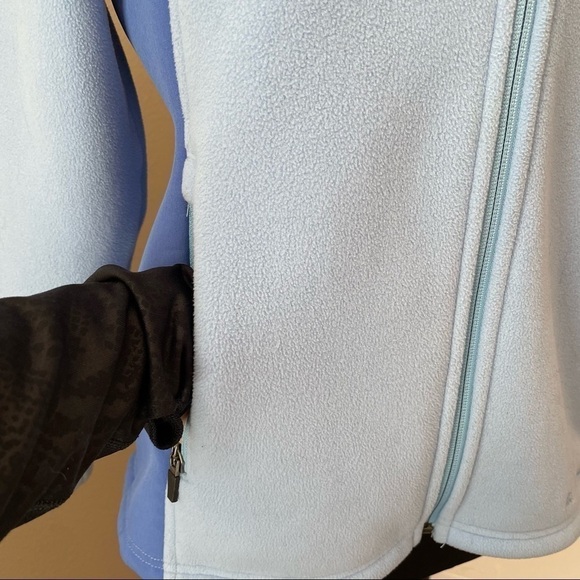 L.L.Bean Full Zip Fleece Jacket Blue Size S - Picture 4 of 16